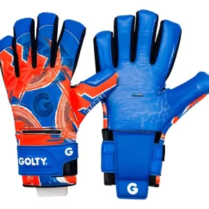 Guante arquero profesional storm golty rojo azul
