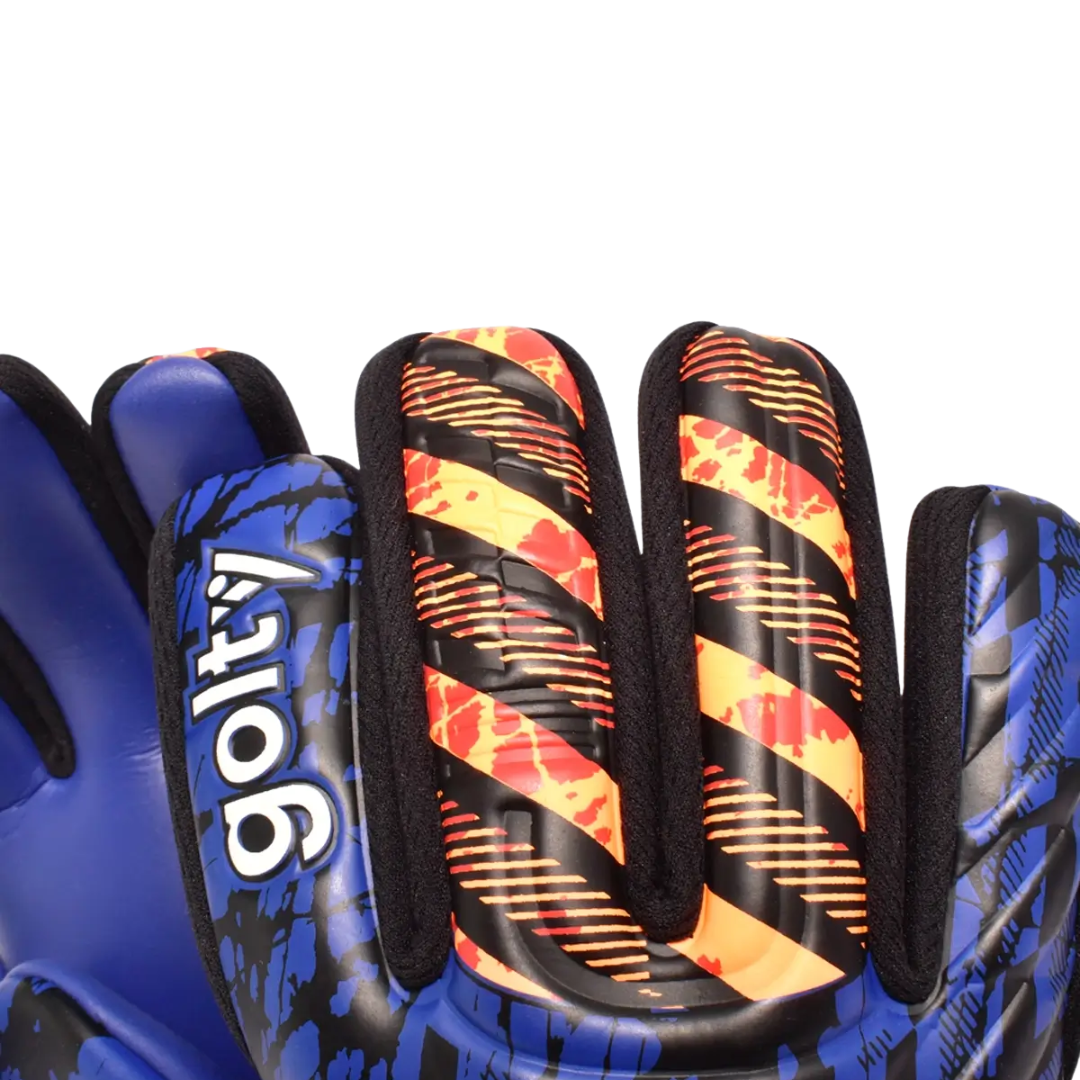 Guante Arquero Competencia Hyperfaster Golty Azul - Naranja - Imagen 2