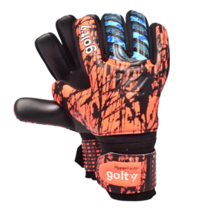 Guante Arquero Competencia Hyperfaster Golty Azul - Naranja