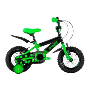 Bicicleta GW Rin 12 Shadow Negro - Verde