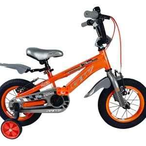 Bicicleta GW Rin 12 Super Hero Naranja - Gris