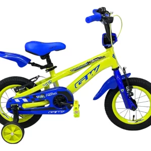 Bicicleta GW Rin 12 Super Hero Verde - Azul