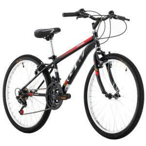 Bicicleta GW MTB Travel Rin 24 Negro Rojo
