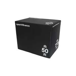 Cajón Pliométrico Blando Negro Sportfitness