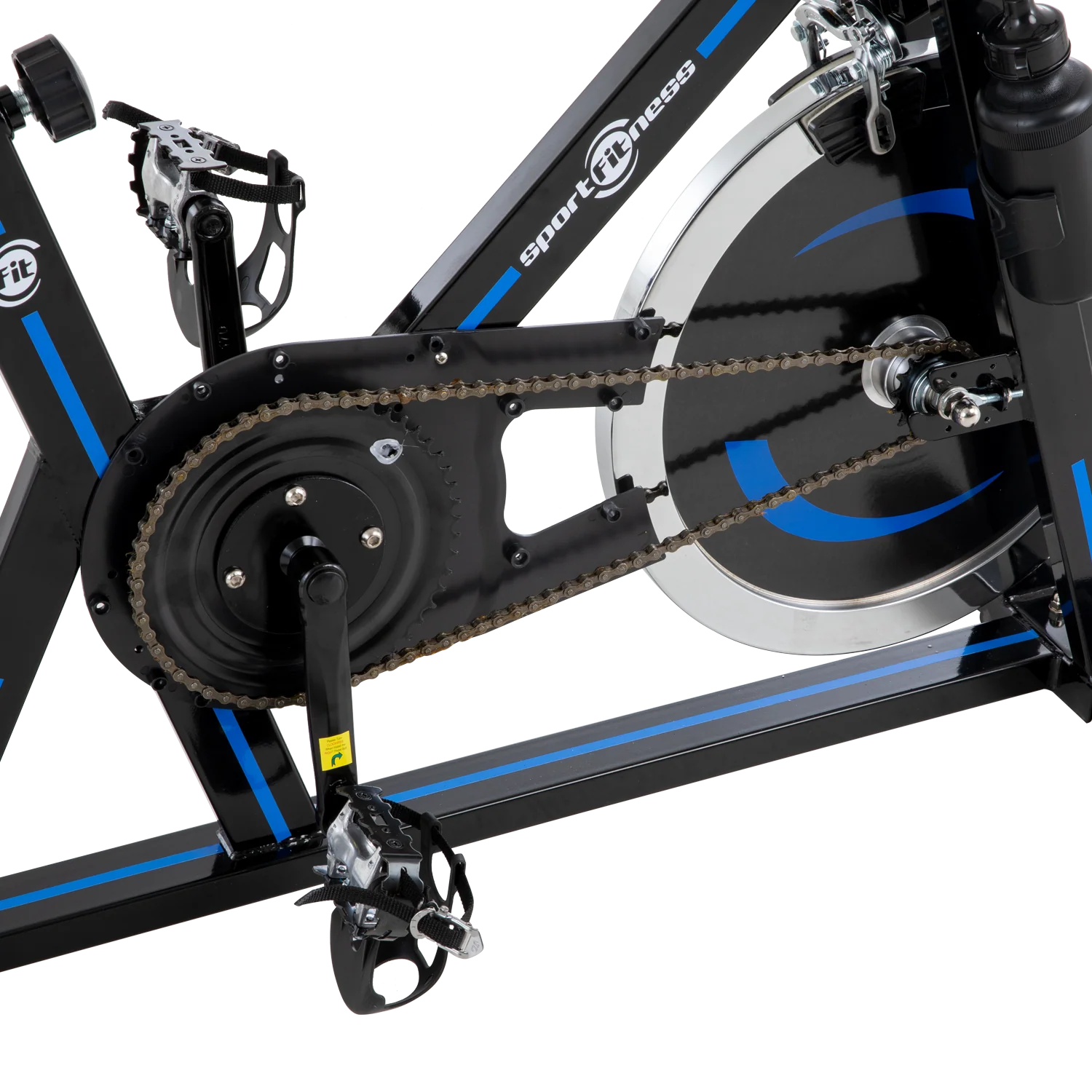 Bicicleta Spinning Genoa Negro Azul - Imagen 8