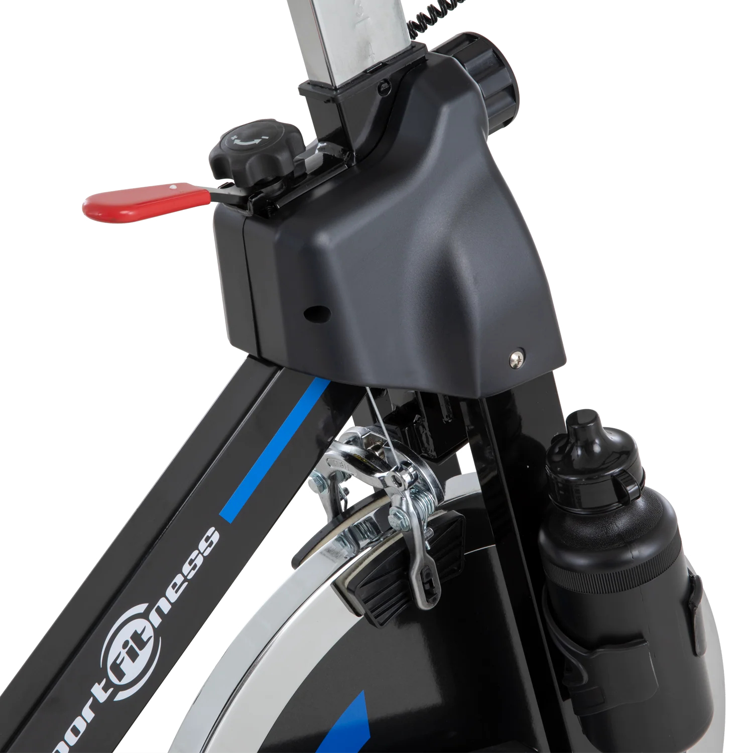 Bicicleta Spinning Genoa Negro Azul - Imagen 5